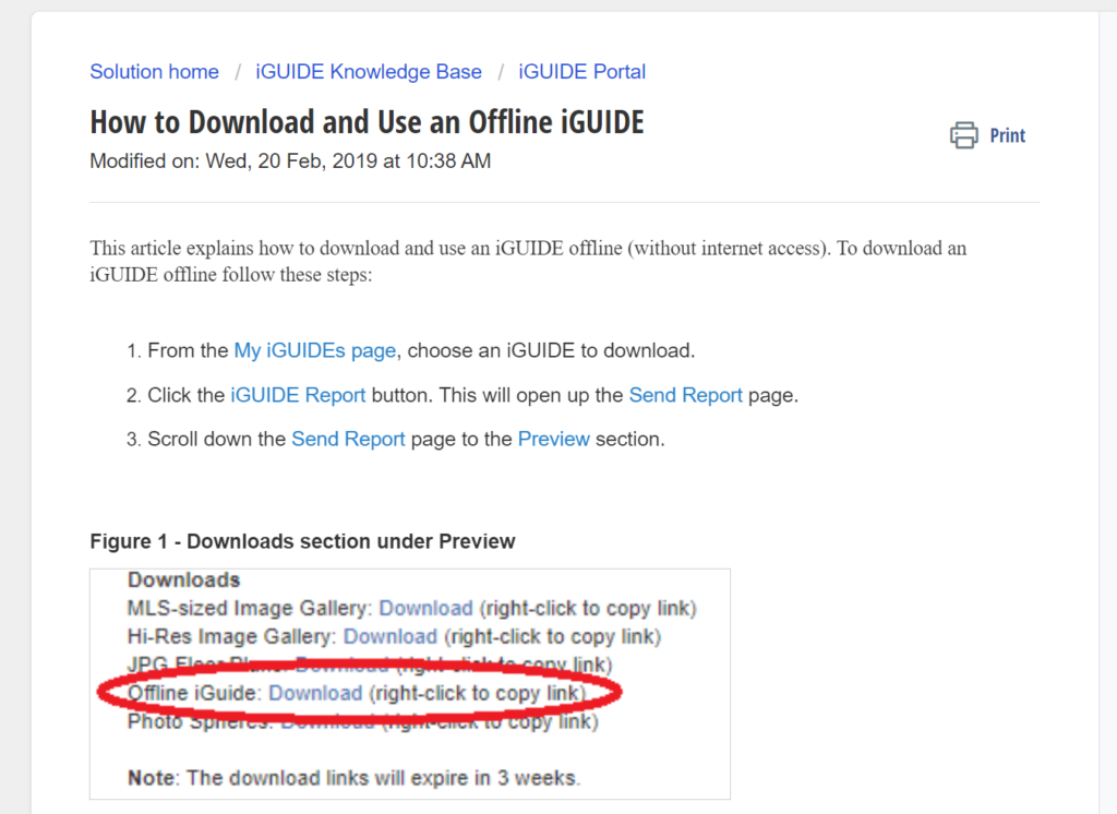 How to download an iGuide